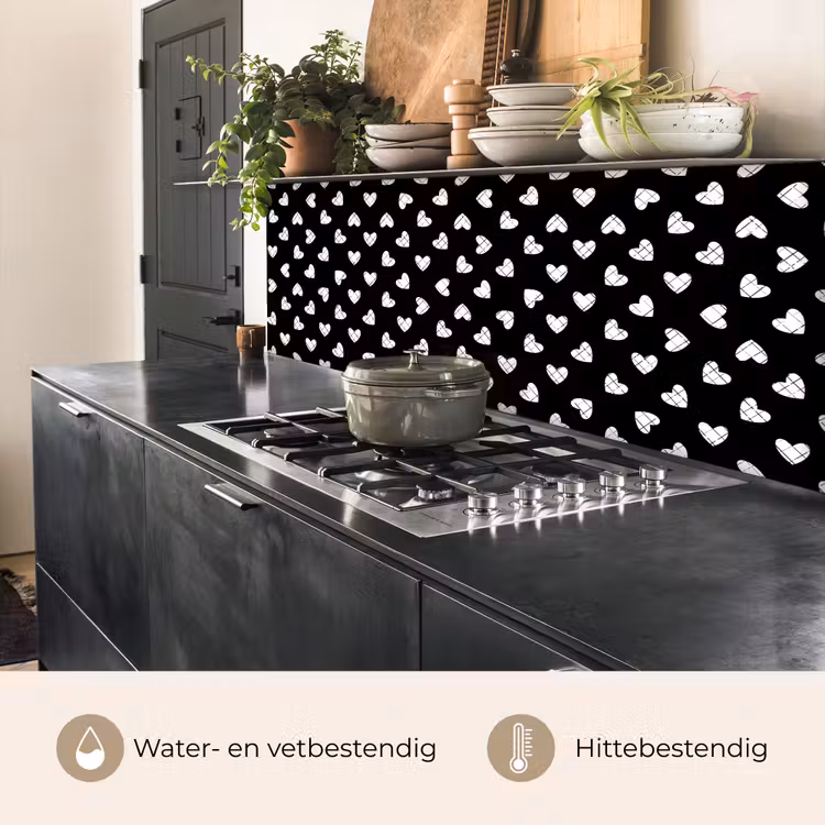 Keuken achterwand - Hart - Design - Geometrie - Patroon — 3