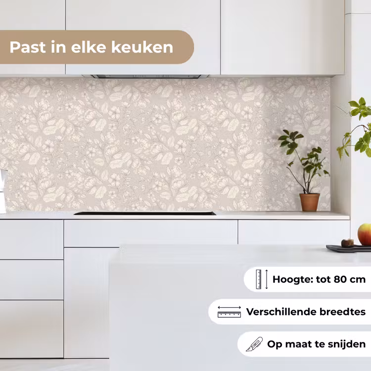 Keuken achterwand - Pioenrozen - Bloesem - Bessen — 4