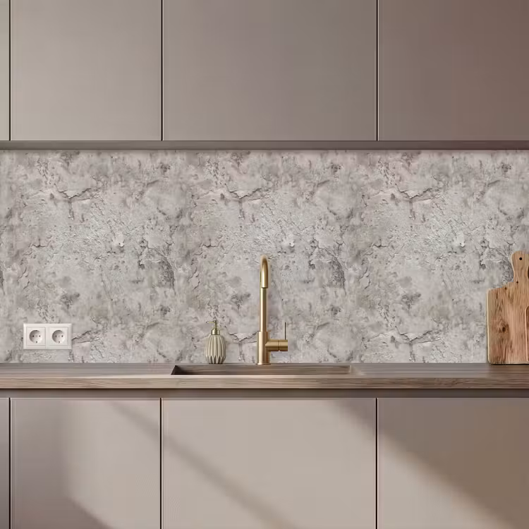 Keuken achterwand - Beton - Grijs - Muur — 1