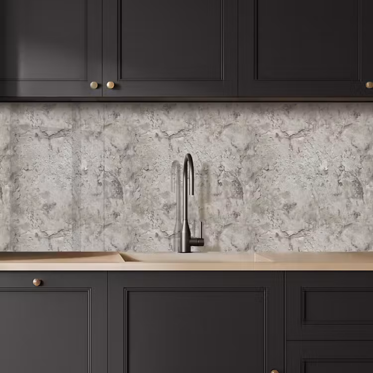 Keuken achterwand - Beton - Grijs - Muur — 6