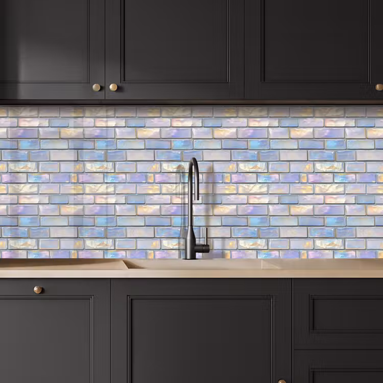 Keuken achterwand - Glans - Muur - Parelmoer — 6