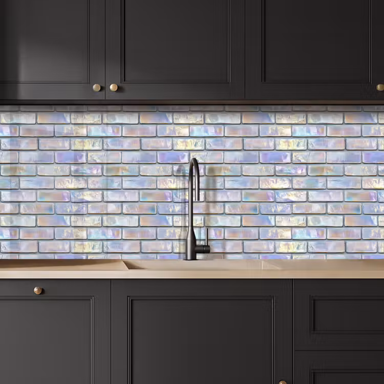 Keuken achterwand - Glimmende - Muur - Stenen — 6