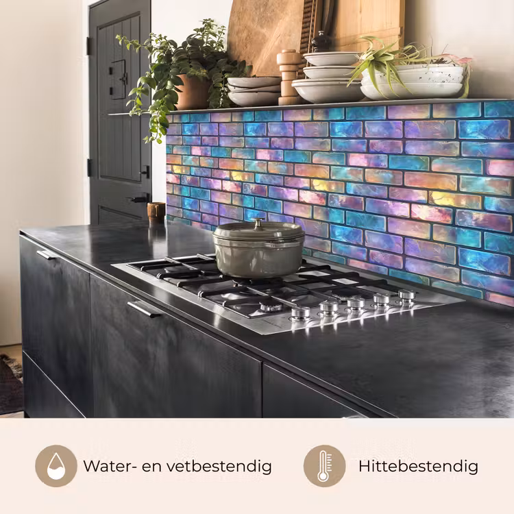 Keuken achterwand - Gloed - Kleuren - Muur - Glans — 3