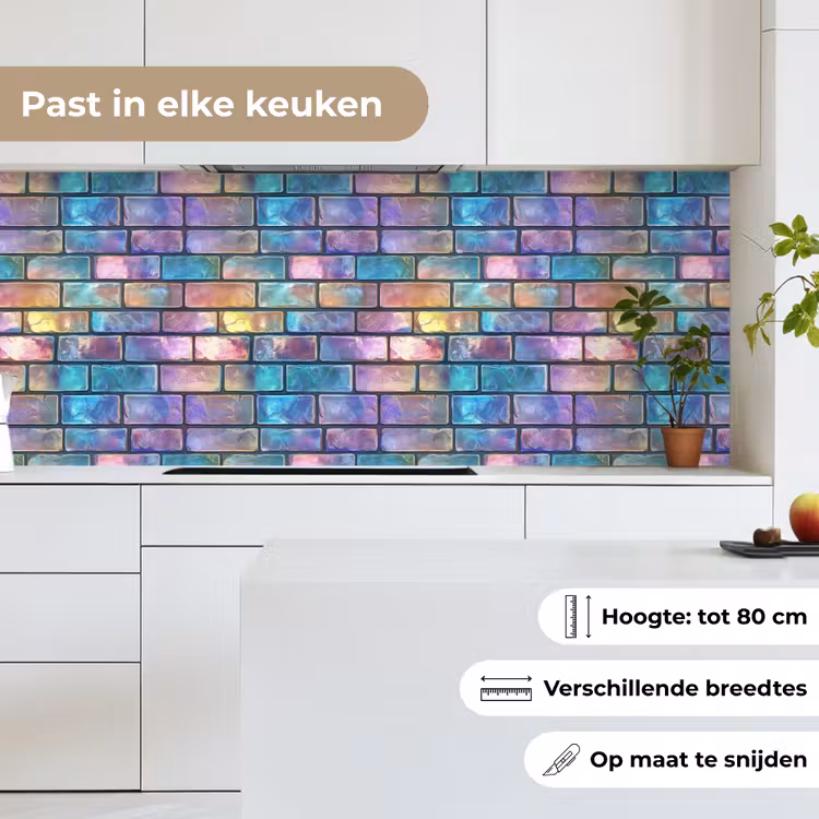 Keuken achterwand - Gloed - Kleuren - Muur - Glans — 4