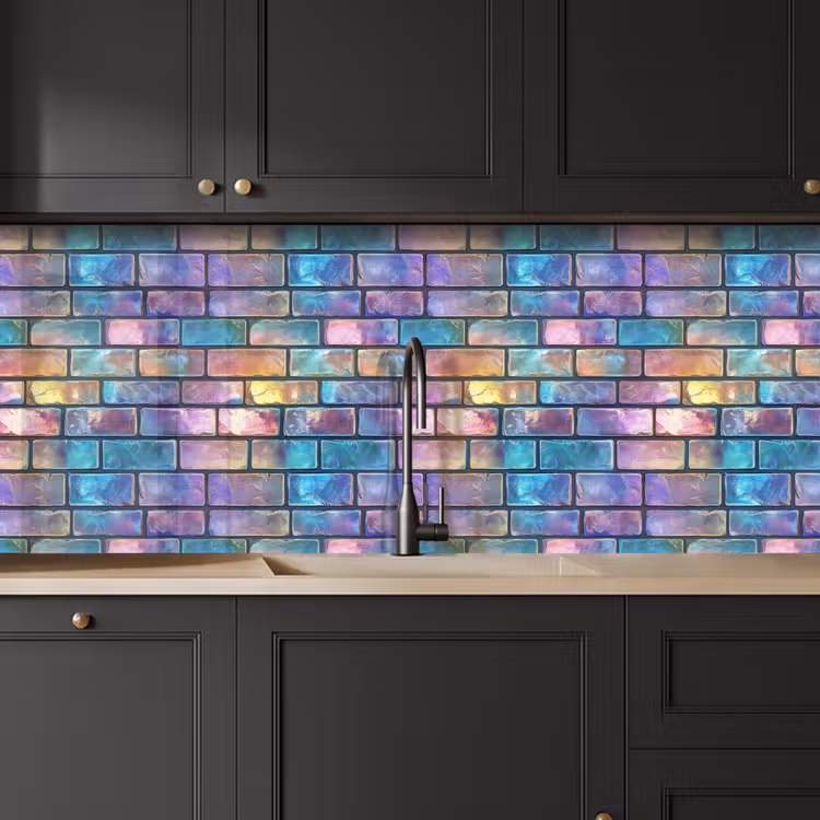 Keuken achterwand - Gloed - Kleuren - Muur - Glans — 6