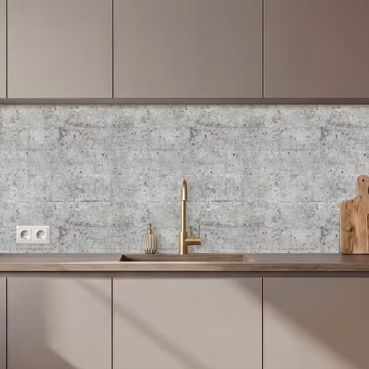Keuken achterwand - Grijs - Muur - Poriën — 1