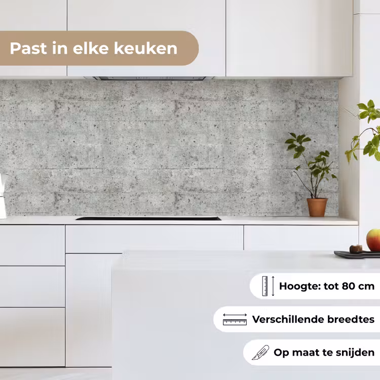 Keuken achterwand - Grijs - Muur - Poriën — 4