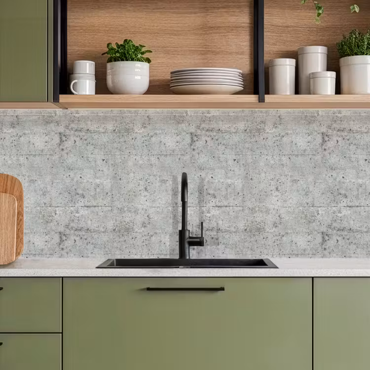 Keuken achterwand - Grijs - Muur - Poriën — 5