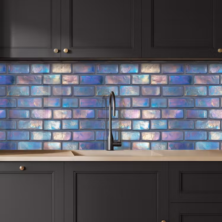 Keuken achterwand - Metallic - Bakstenen - Glans - Kleuren — 6