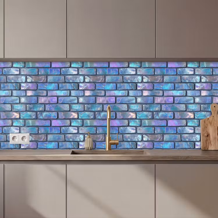 Keuken achterwand - Muur - Iriserende - Kleuren — 1