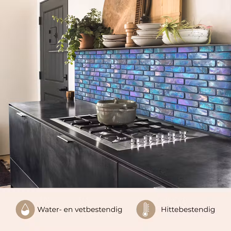 Keuken achterwand - Muur - Iriserende - Kleuren — 3