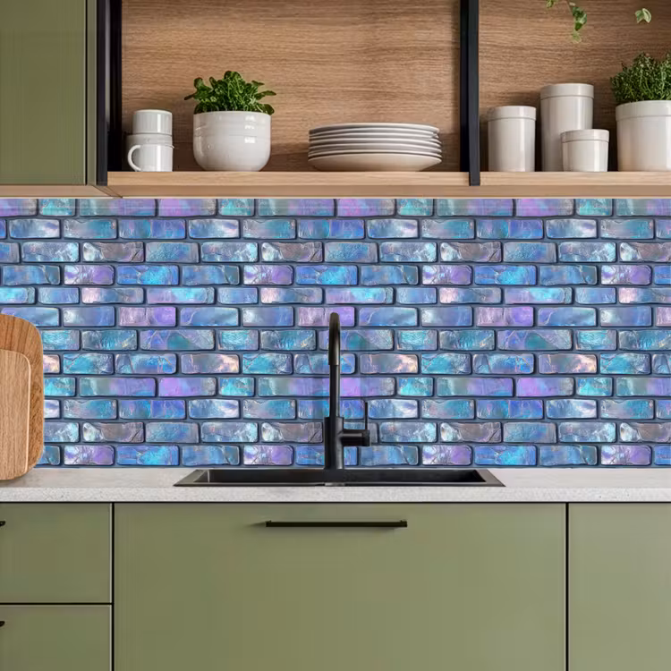 Keuken achterwand - Muur - Iriserende - Kleuren — 5