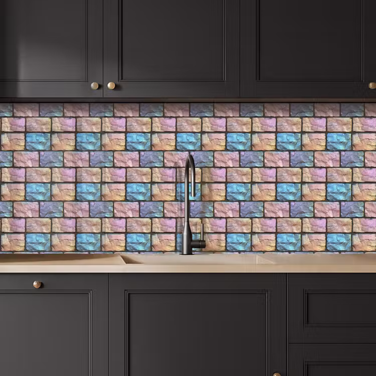 Keuken achterwand - Parelmoerig - Bakstenen - Muur — 6
