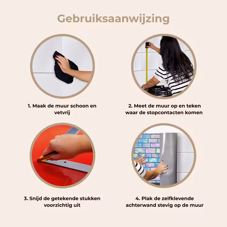 Keuken achterwand - Regenboog - Glans - Steen — 7