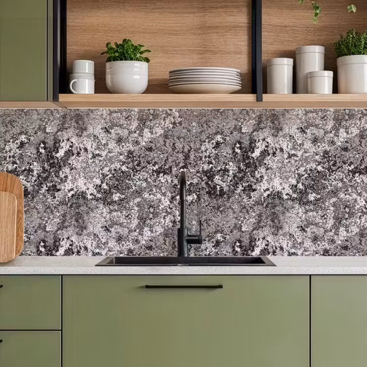 Keuken achterwand - Grijs - Roest - Patroon — 5