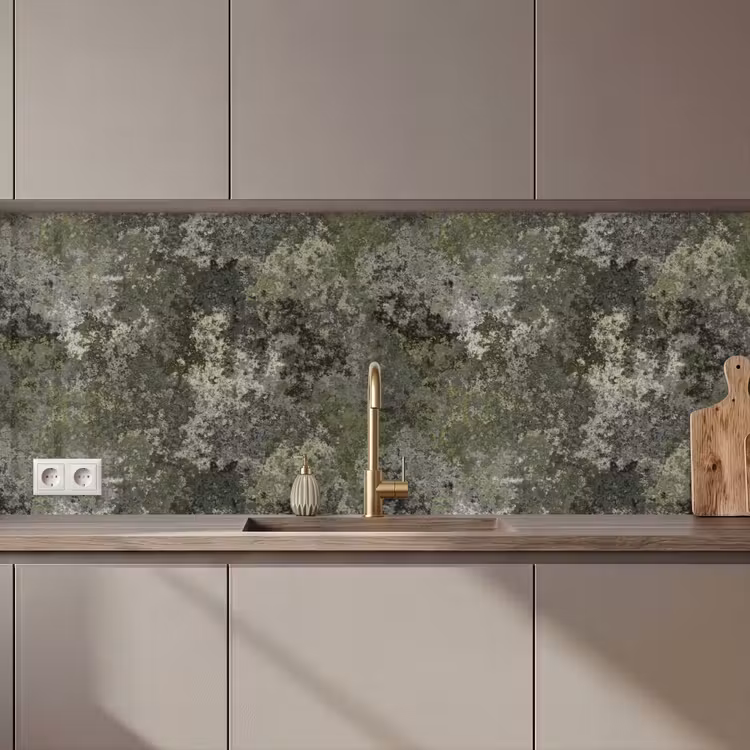 Keuken achterwand - Groen - Roest - Vlekken — 1