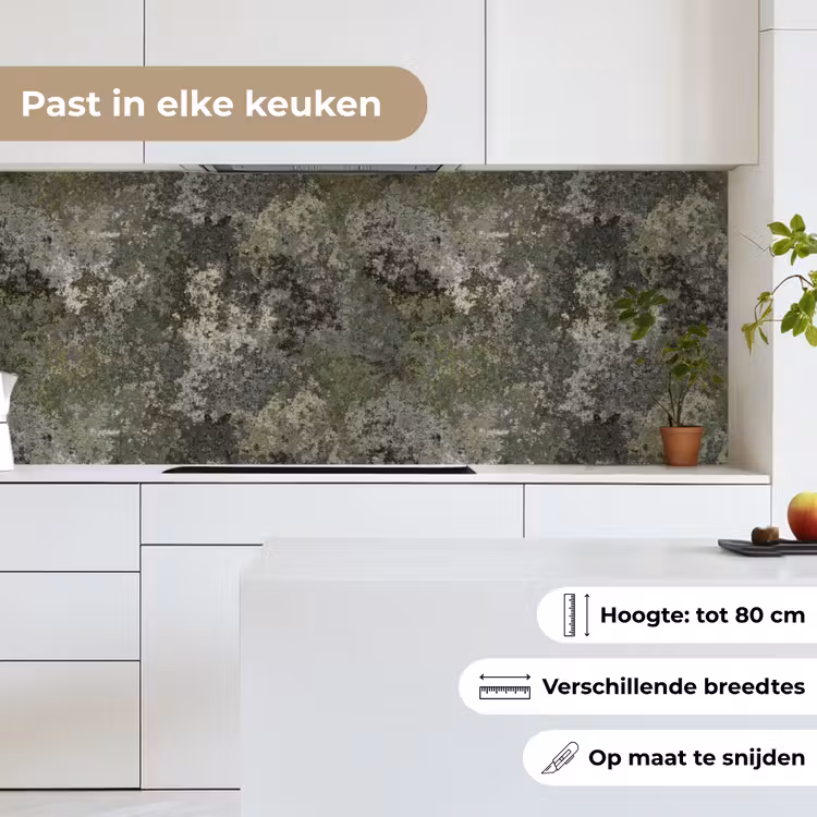 Keuken achterwand - Groen - Roest - Vlekken — 4