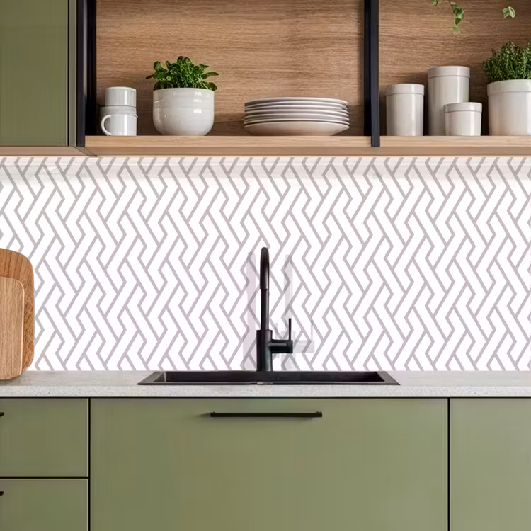 Keuken achterwand - Grafisch - Patroon - Modern - Lijn — 5