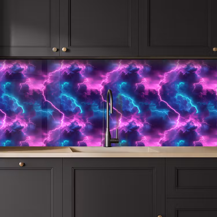 Keuken achterwand - Elektrisch - Neon - Lucht — 6