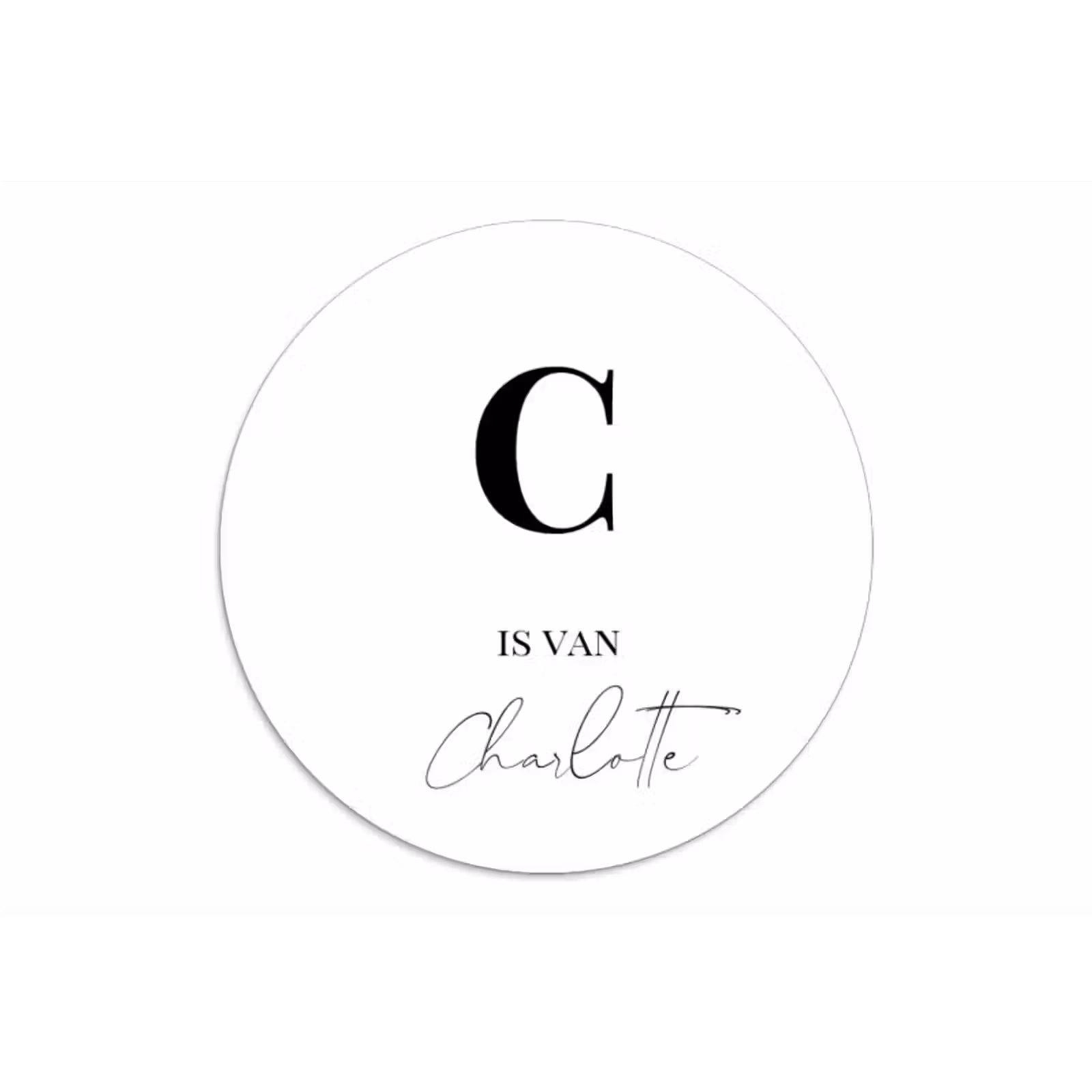 Geboortecirkel letter naam — 1