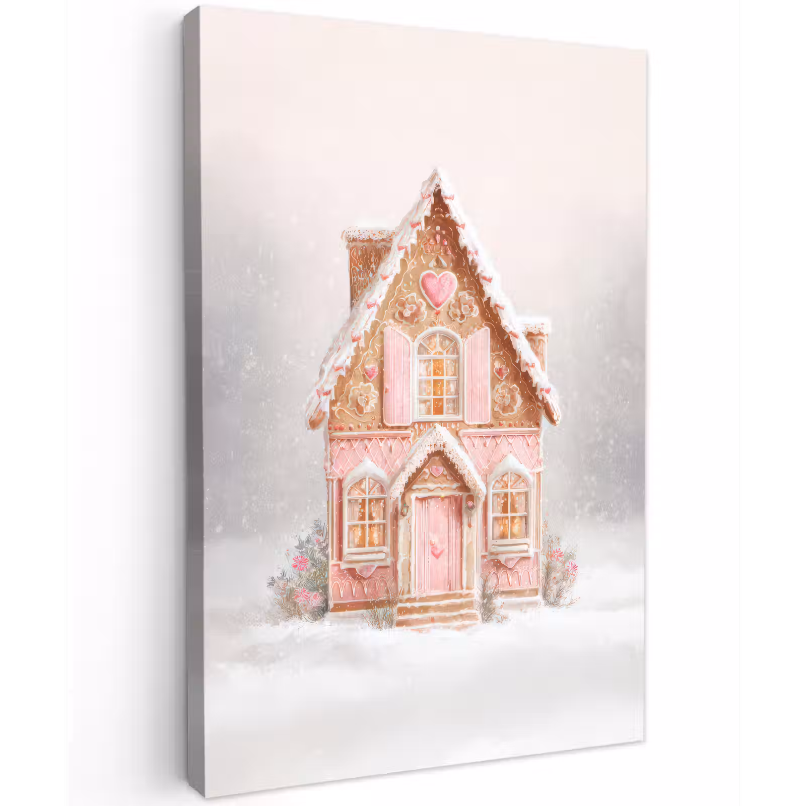 Buiten canvas - Huisje - Suiker - Pastel — 1