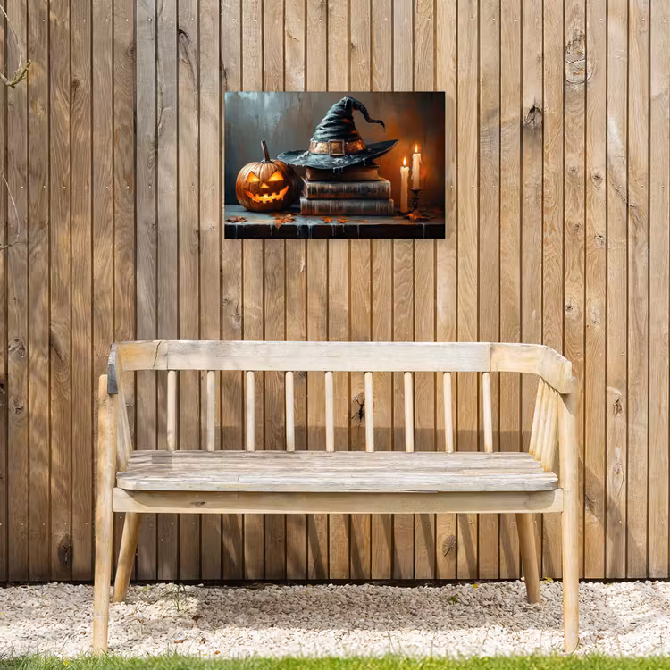 Buiten canvas - Halloween - Stilleven - Heksenhoed - Pompoen - Heks — 3