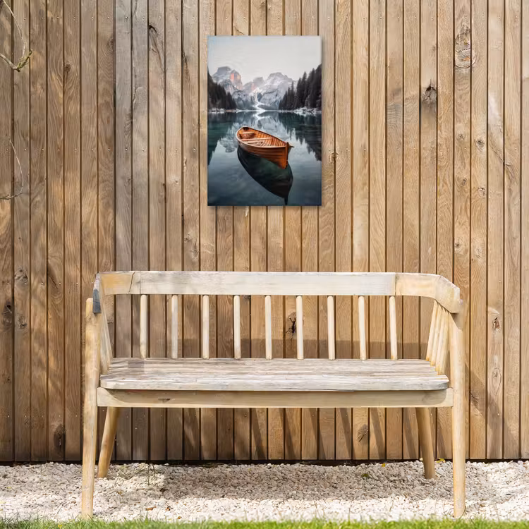 Buiten canvas - Boot - Bergen - Natuur - Water — 3