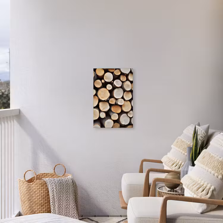 Buiten canvas - Hout - Boomstammen - Textuur — 4