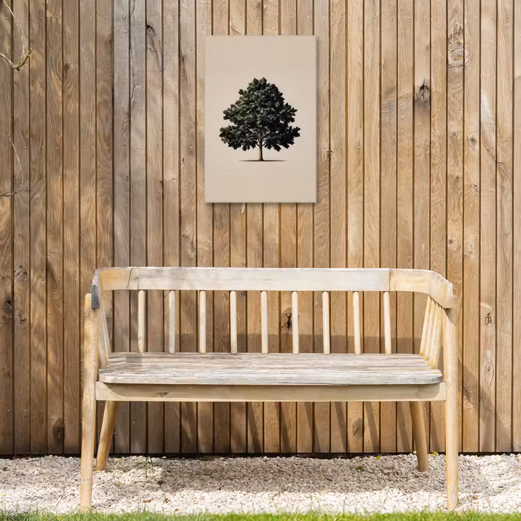Buiten canvas - Eikenboom - Schaduw - Egaal — 3