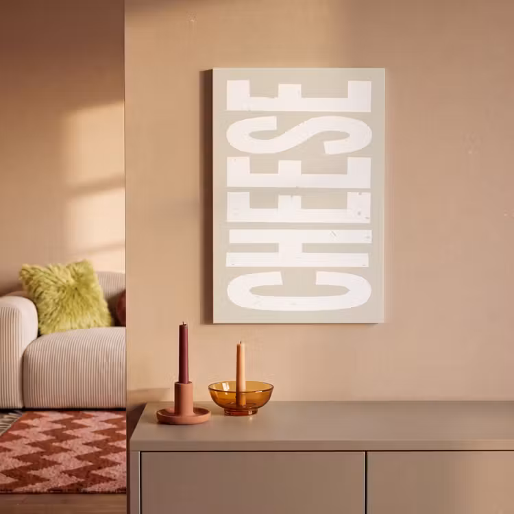 Canvas schilderij - Food - Japandi - Cheese - Decoratie — 2
