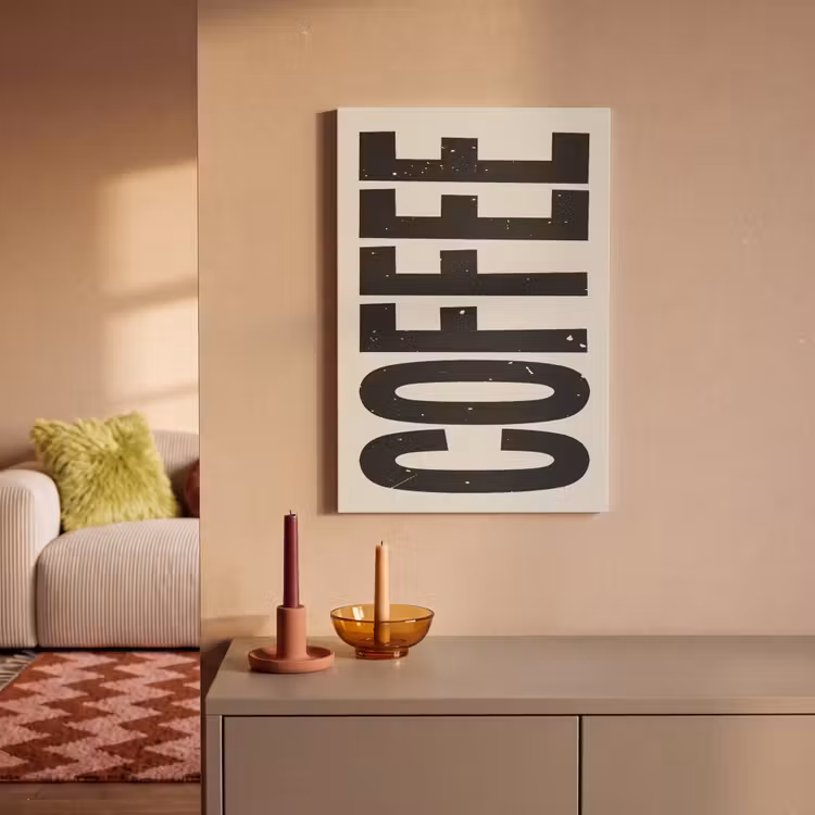Canvas schilderij - Japandi - Koffie - Decoratie - Vintage — 2