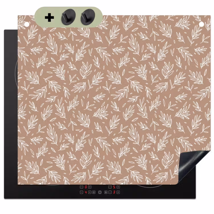 Inductie beschermer en spatscherm (2in1) - Botanische Eenvoud — 1
