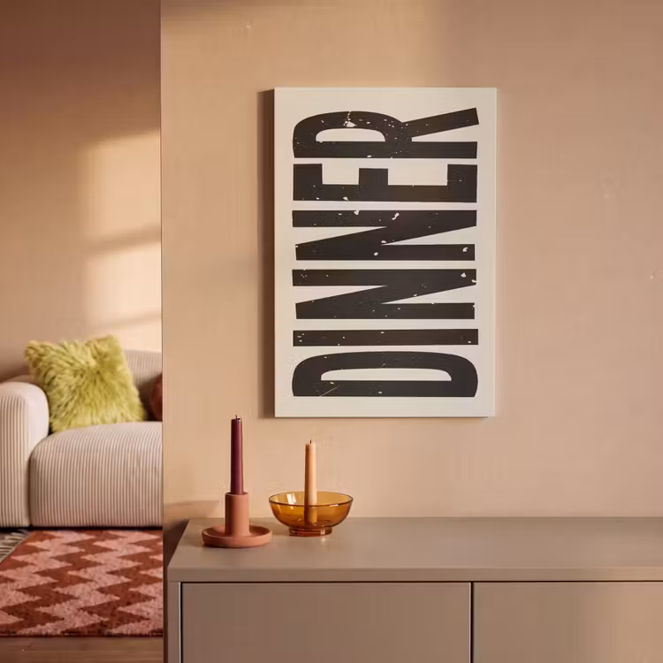 Canvas schilderij - Eten - Vintage - Retro - Japandi — 2