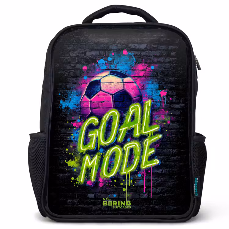 Kinder rugzak - Neon - Graffiti - Voetbal - Kleurrijk — 1