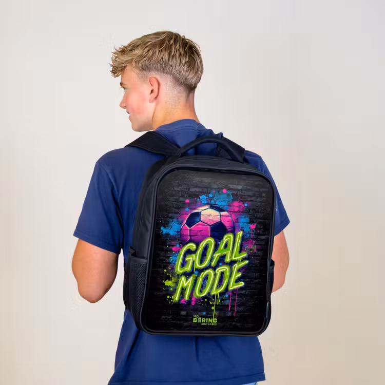Kinder rugzak - Neon - Graffiti - Voetbal - Kleurrijk — 6