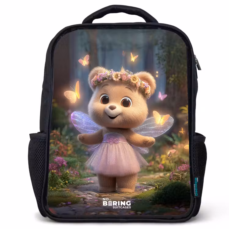 Kinder rugzak - Beer - Vlinders - Bos - Fairy — 1