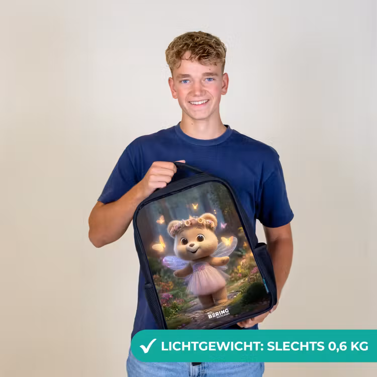 Kinder rugzak - Beer - Vlinders - Bos - Fairy — 2