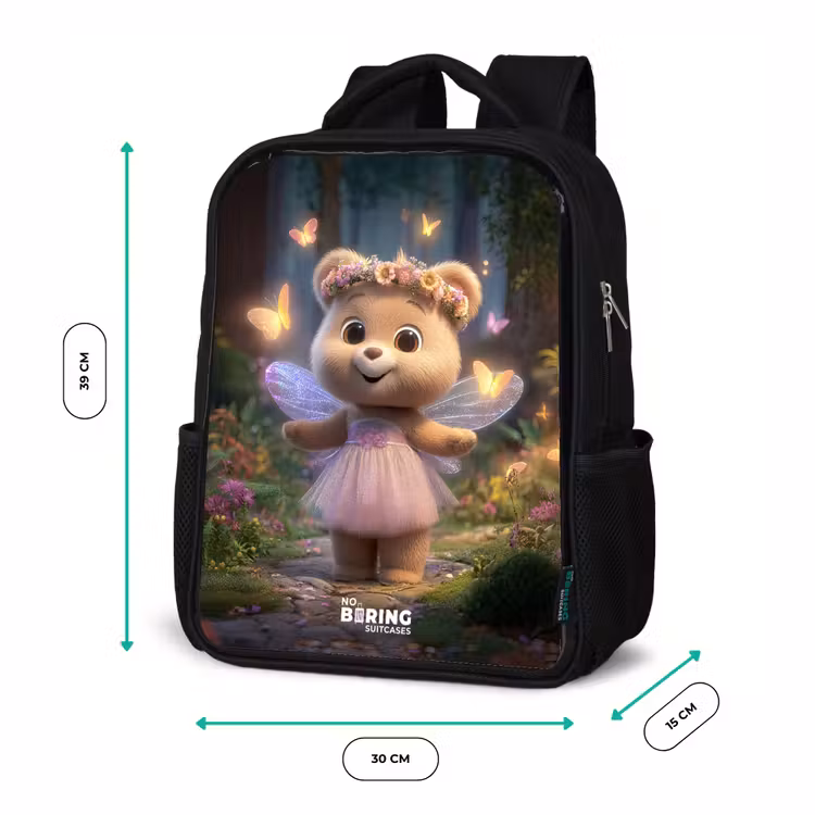 Kinder rugzak - Beer - Vlinders - Bos - Fairy — 5
