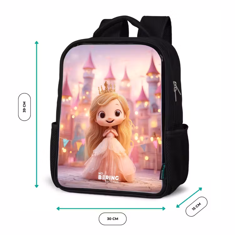 Kinder rugzak - Prinses - Roze - Kasteel — 5