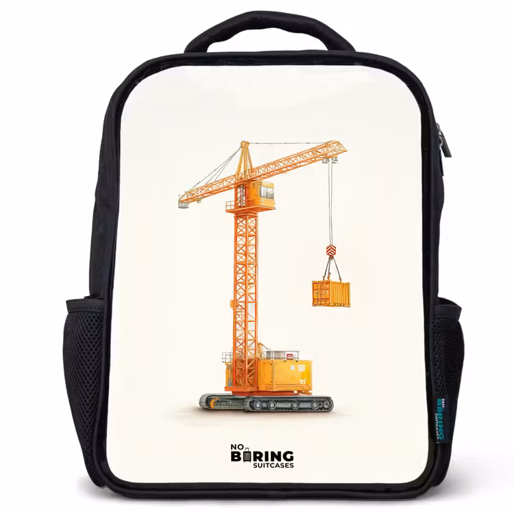 Kinder rugzak - Torenkraan - Getekend - Oranje — 1