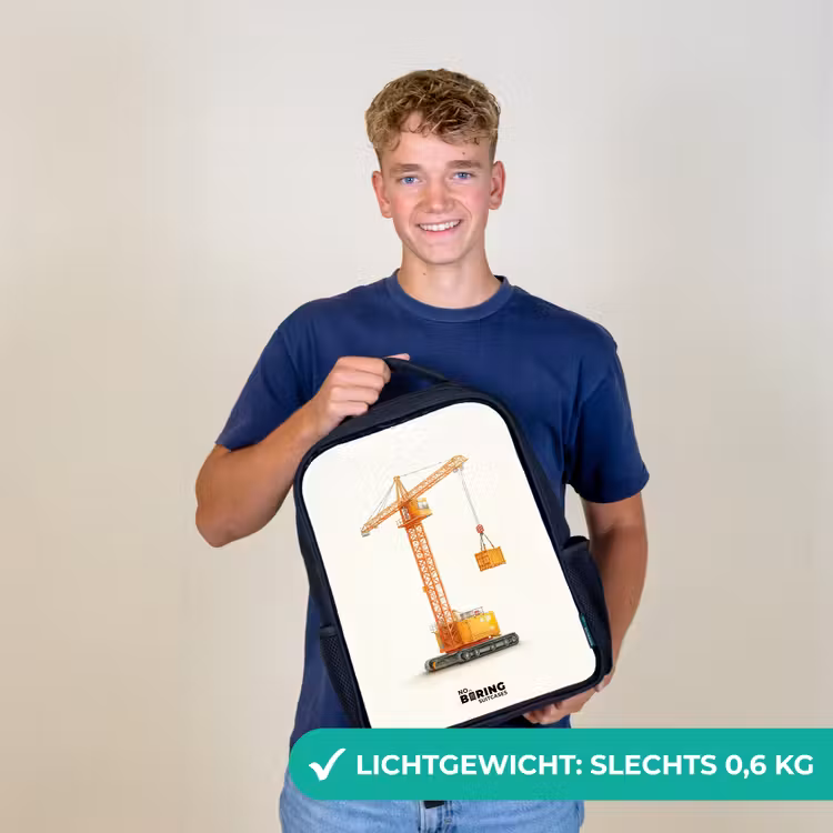 Kinder rugzak - Torenkraan - Getekend - Oranje — 2