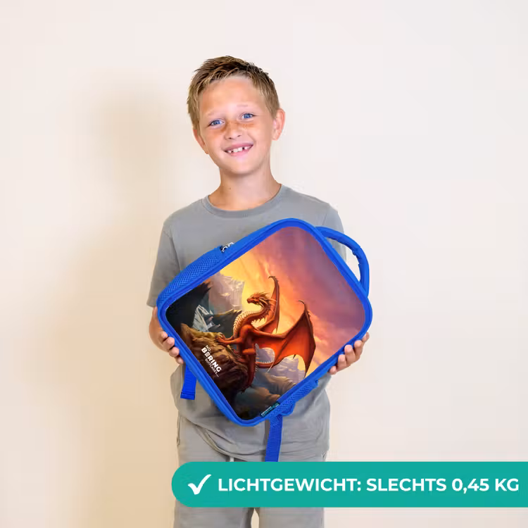 Rugzak kind - blauw - Rode reuzendraak — 2