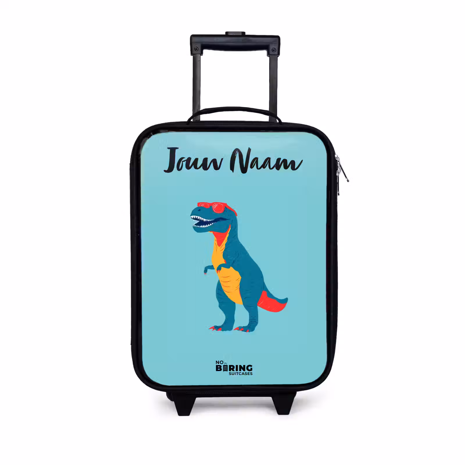 Kinderkoffer met naam - Dino - Dier - Zonnebril — 1