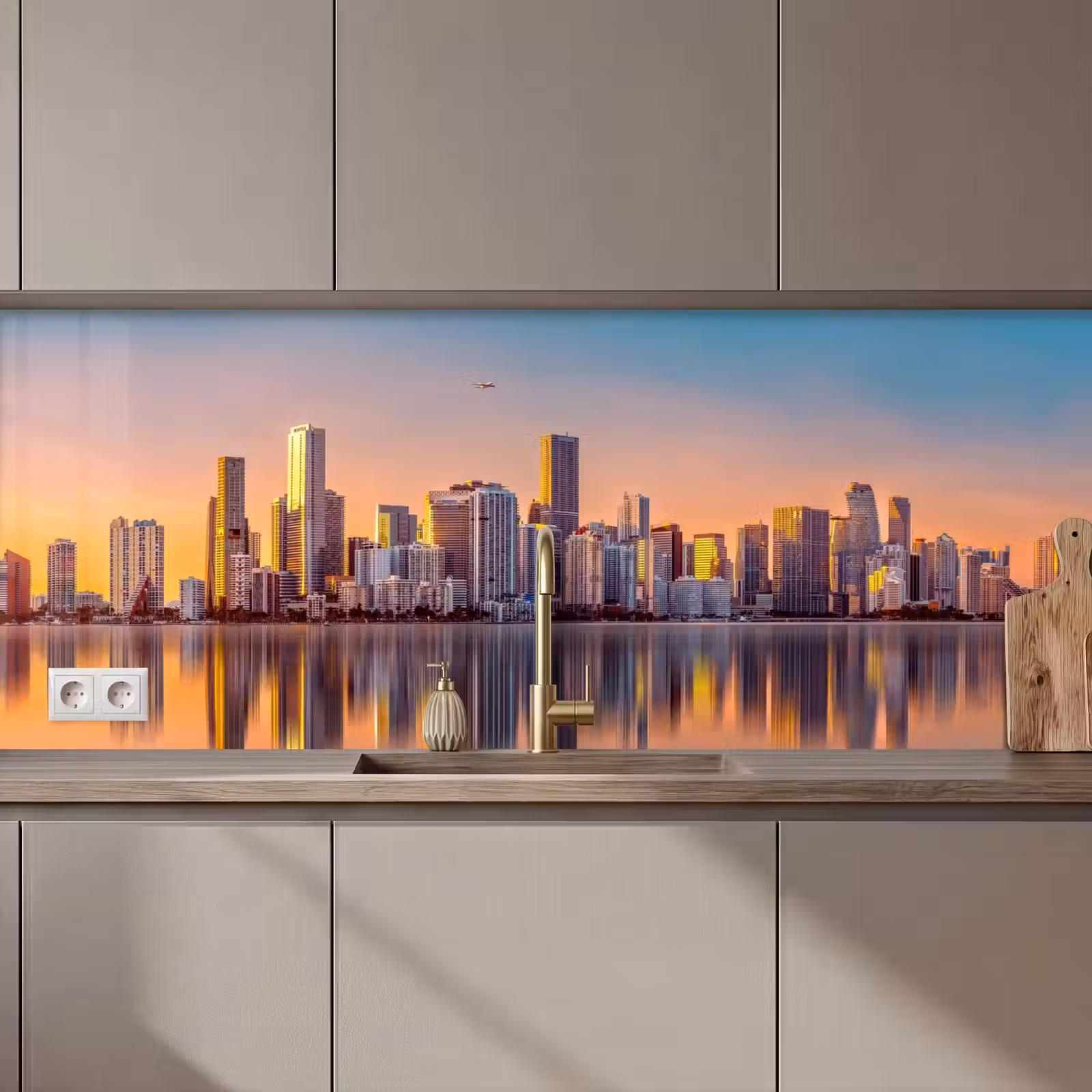 Keuken achterwand - Skyline - Gebouwen - Steden — 1