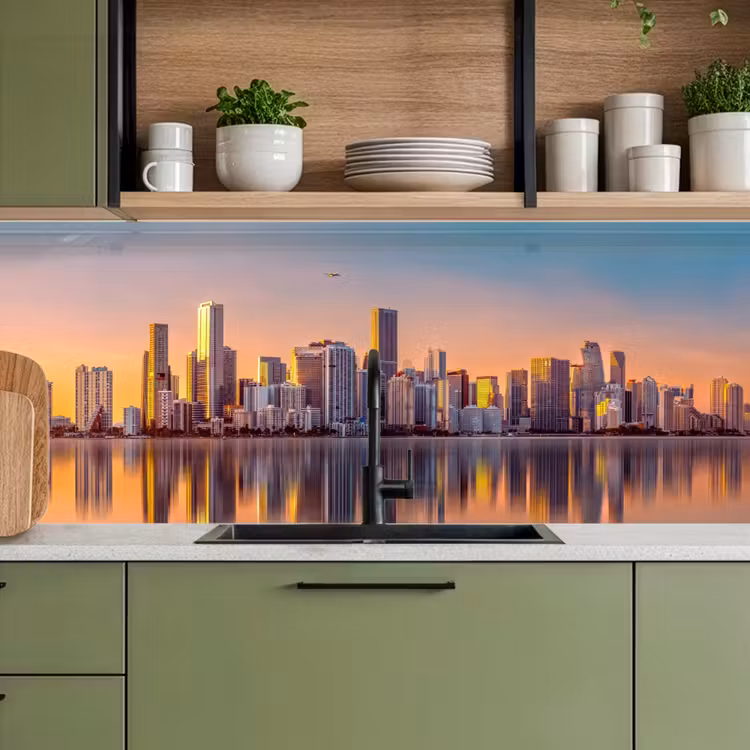 Keuken achterwand - Skyline - Gebouwen - Steden — 5