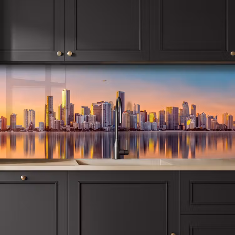 Keuken achterwand - Skyline - Gebouwen - Steden — 6