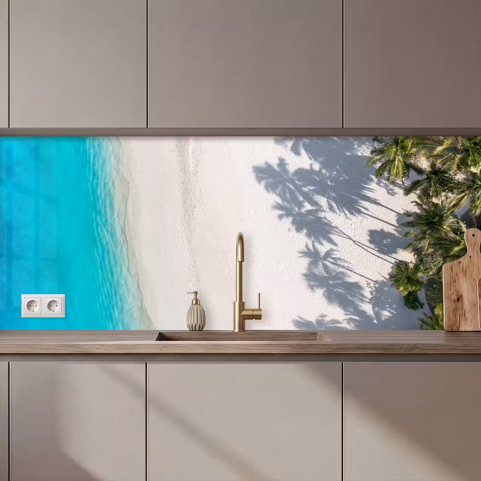 Keuken achterwand - Landschap - Zee - Strand — 1