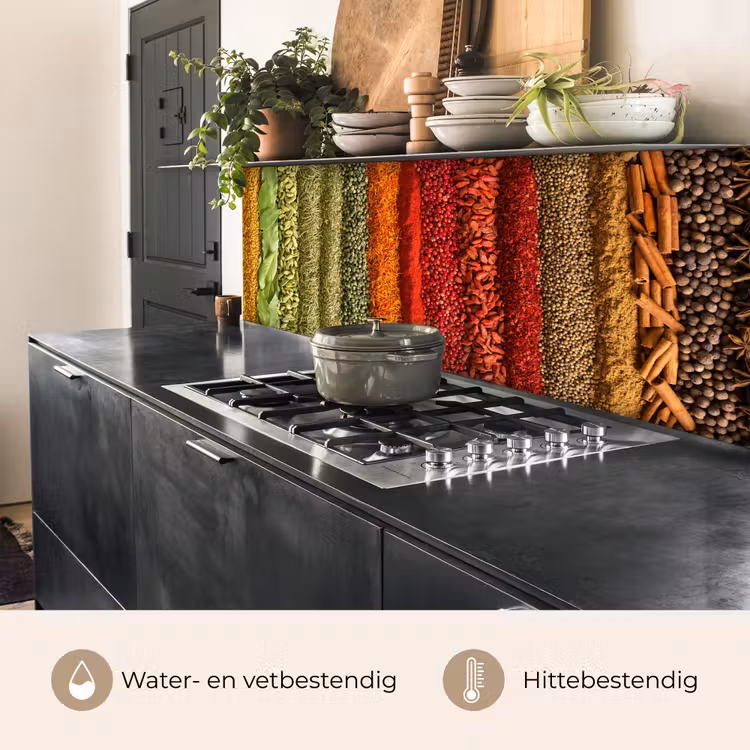 Keuken achterwand - Kruiden - Specerijen - Kleurrijk — 3