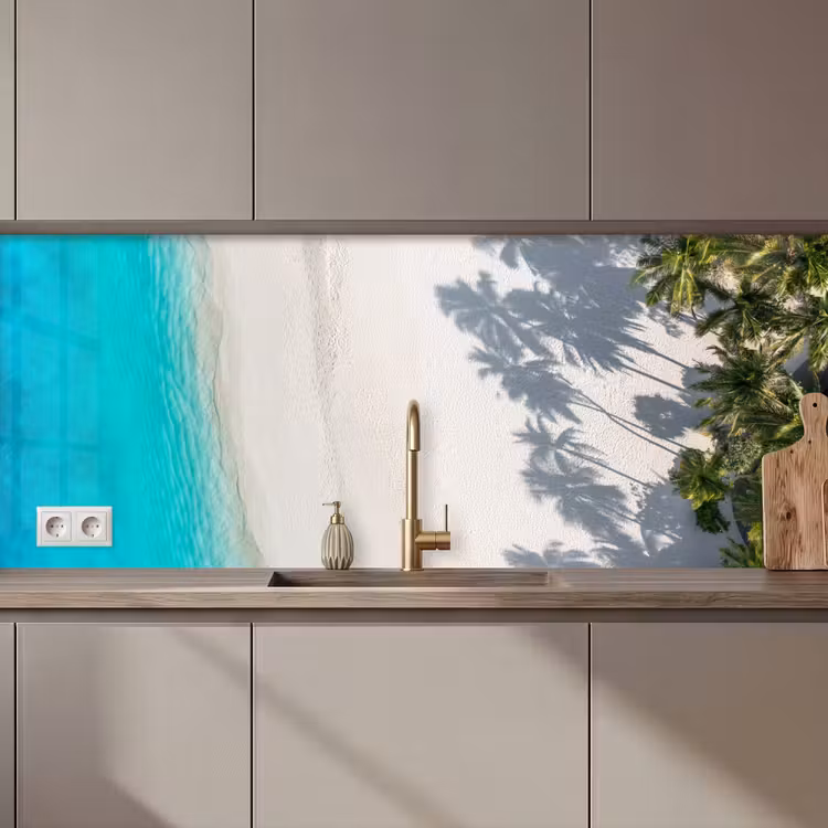 Keuken achterwand - Landschap - Zee - Strand — 1