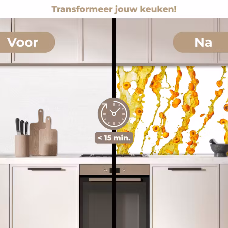 Keuken achterwand - Oranje - Geel - Splash - Fruit — 2